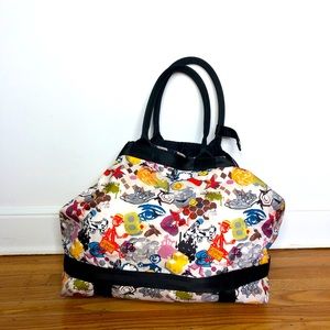 Le Sportsac Rare large spaghetti print tote